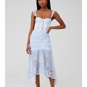 Karina Grimaldi Irma Eyelet Maxi Dress